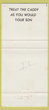 Matchbook Cover - Beverly Country Club Chicago IL 30 Strike