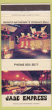 Matchbook Cover - Jade Empress Chinese restaurant Mesa? AZ 30 Strike