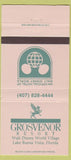 Matchbook Cover - Grosvenor Resort Walt Disney World 30 Strike