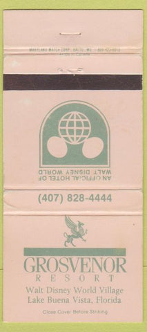 Matchbook Cover - Grosvenor Resort Walt Disney World 30 Strike