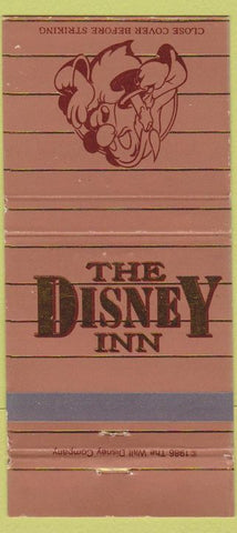 Matchbook Cover - Disney Inn Walt Disney World Snow White Sleepy 30 Strike