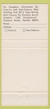 Matchbook Cover - Daytona Beach Aviation Piper planes FL blue 30 Strike