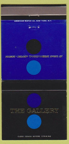 Matchbook Cover - The Gallery Logan Airport Boston MA WEAR 30 Strike