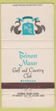 Matchbook Cover - Belmont Manor Golf Country Club Bermuda 30 Strike