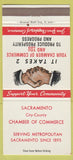 Matchbook Cover - Sacramento CA City Chamber of Commerce 30 Strike
