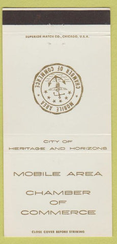 Matchbook Cover - Mobile AL? Chamber of Commerce 30 Strike