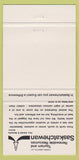 Matchbook Cover - Saskatchewan SK Tourism 30 Strike