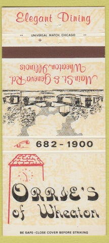 Matchbook Cover - Orrse's of Wheaton IL 30 Strike