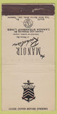 Matchbook Cover - Manoir Richelieu Quebec QC Steam Ship WEAR 30 Strike