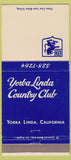 Matchbook Cover - Yorba Linda Country Club CA 30 Strike