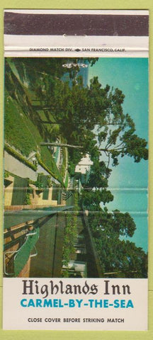Matchbook Cover - Highlands Inn Carmel CA 30 Strike