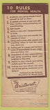 Matchbook Cover - Milwaukee WI Society for Mental Health 30 Strike