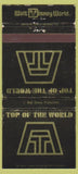 Matchbook Cover - Top of the World Walt Disney World WEAR 30 Strike