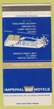Matchbook Cover - Imperial 500 Motels Las Vegas NV 30 Strike