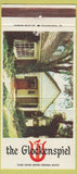 Matchbook Cover - The Glockenspiel Fleetwood PA 30 Strike