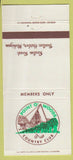 Matchbook Cover - Point O Woods Country Club Benton Harbor MI 30 Strike