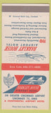 Matchbook Cover - Barkley House Airport Hotel Cincinnati OH 30 Strike