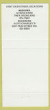 Matchbook Cover - Groundhog Tavern Atlanta GA 30 Strike