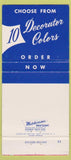 Matchbook Cover - General System Telephone girlie phones 30 Strike