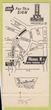 Matchbook Cover - Herbie K's Lobster Steak House Alexandria LA 30 Strike