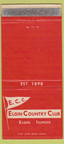 Matchbook Cover - Elgin Country Club Elgin IL 30 Strike