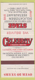Matchbook Cover - Celebrity Deli New York City 30 Strike
