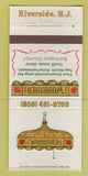Matchbook Cover - Woodshed Inn Riverside NJ 30 Strike