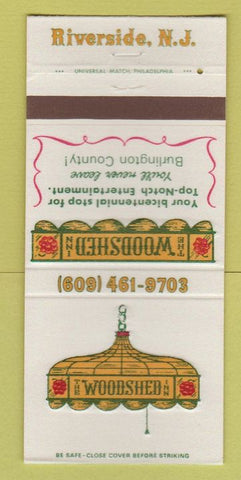 Matchbook Cover - Woodshed Inn Riverside NJ 30 Strike