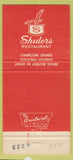 Matchbook Cover - Shulers Restaurant Clinton MD 30 Strike