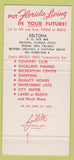 Matchbook Cover - Deltona Corp Homes Condos Deltona FL 30 Strike