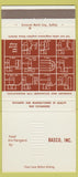 Matchbook Cover - Basco Heat Exchangers Buffalo NY 30 Strike