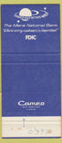 Matchbook Cover - Mars National Bank Gibsonia PA 30 Strike