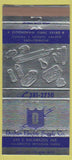 Matchbook Cover - Dunham Electric Supply Kalamazoo MI 30 Strike