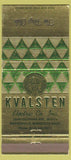 Matchbook Cover - Kvalsten Electric Minneapolis MN Boys Club 30 Strike