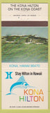 Matchbook Cover - Kona Hilton Hawaii HI 30 Strike
