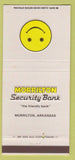 Matchbook Cover - Morrilton Security Bank Morrilton AR 30 Strike