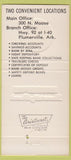 Matchbook Cover - Morrilton Security Bank Morrilton AR 30 Strike