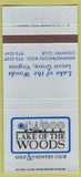 Matchbook Cover - Lake of the Woods Golf Country Club Locust Grove VA 30 Strike