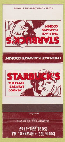 Matchbook Cover - Starbuck's Hyannis MA 30 Strike