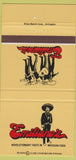 Matchbook Cover - Emilano's Mexican Food Arlington Houston Phoenix 30 Strike