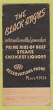 Matchbook Cover - Black Angus Restaurant New York City 30 Strike