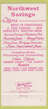 Matchbook Cover - Northwest Savings Bank Bradford PA 30 Strike