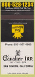 Matchbook Cover - Best Western Cavalier Inn San Simeon CA 30 Strike