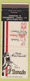 Matchbook Cover - Ed Dorado Milwaukee WI WORN Signet