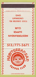 Matchbook Cover - Mediterranean Supper Club Cincinnati OH 30 Strike