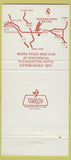Matchbook Cover - Pleasanton Hotel CA 30 Strike