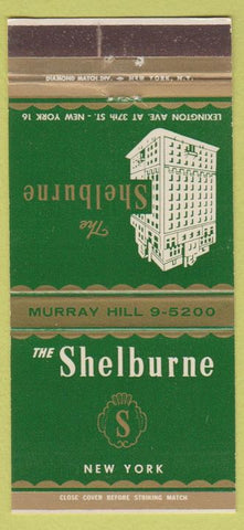 Matchbook Cover - Shelburne Hotel New York City 30 Strike