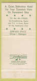 Matchbook Cover - Shelburne Hotel New York City 30 Strike