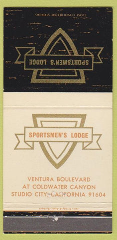 Matchbook Cover - Sportsmen's Lodge Studio City CA 30 Strike