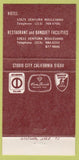 Matchbook Cover - Sportsmen's Lodge Studio City CA 30 Strike